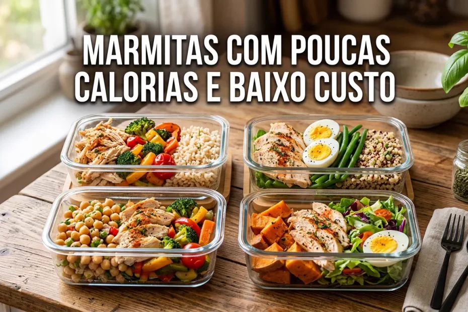 9 Marmitas com poucas calorias e baixo custo