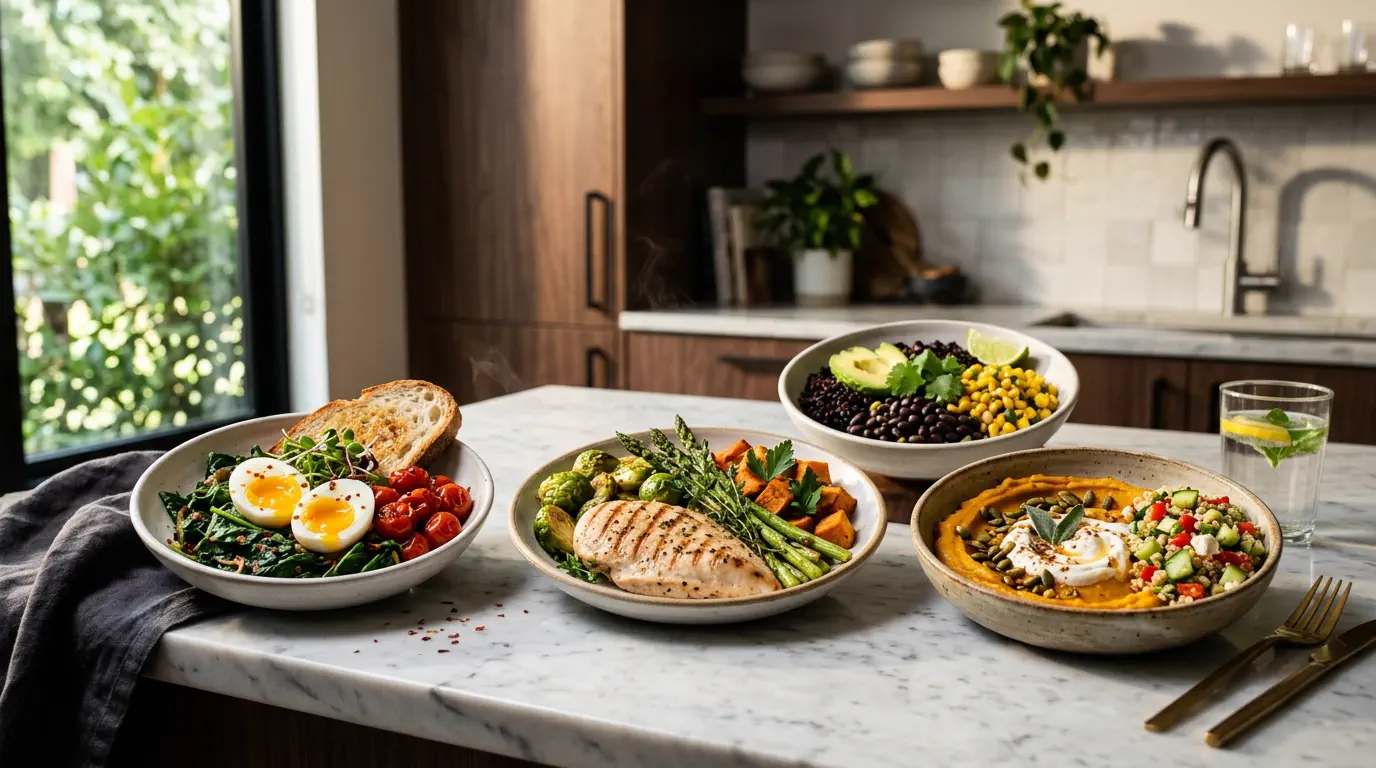 comida fit simples em 10 minutos