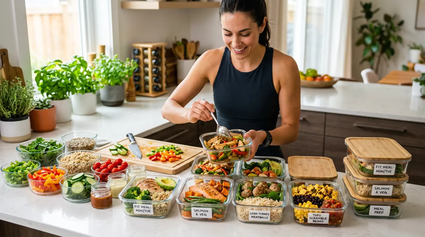 comida fit simples em 10 minutos