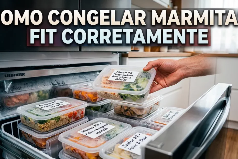 9 Dicas de Como Congelar Marmitas Fit Corretamente