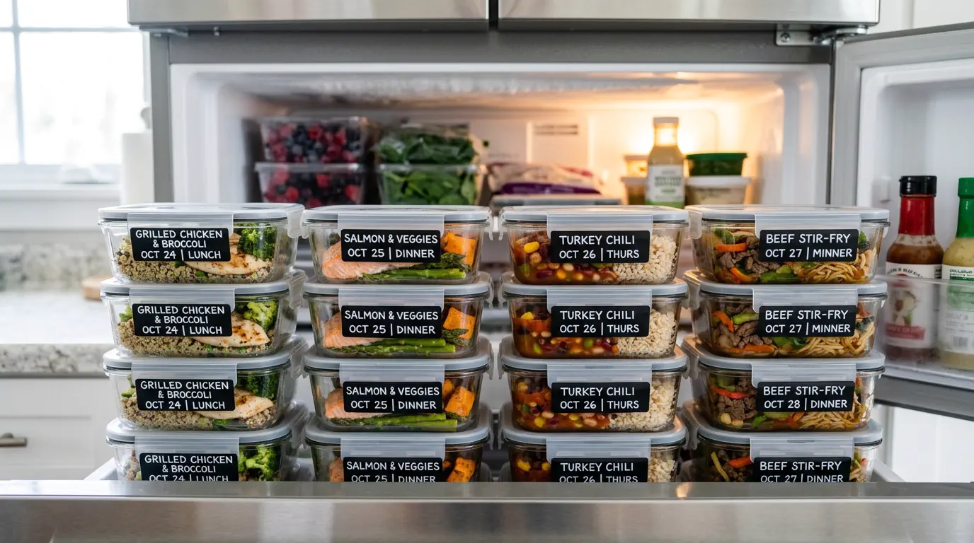 como congelar marmitas fit corretamente