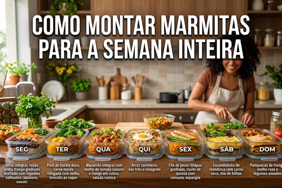 9 Dicas de Como Montar Marmitas Para a Semana