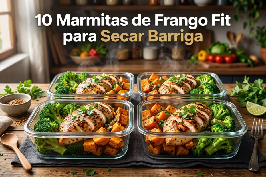 10 Marmitas de Frango Fit para Secar Barriga