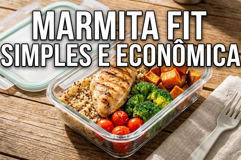 Marmita fit simples e econômica passo a passo